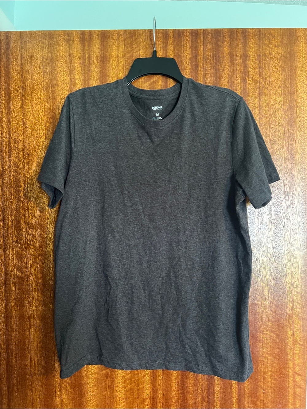 Sonoma Dark Charcoal Crew Neck Short Sleeve Tee